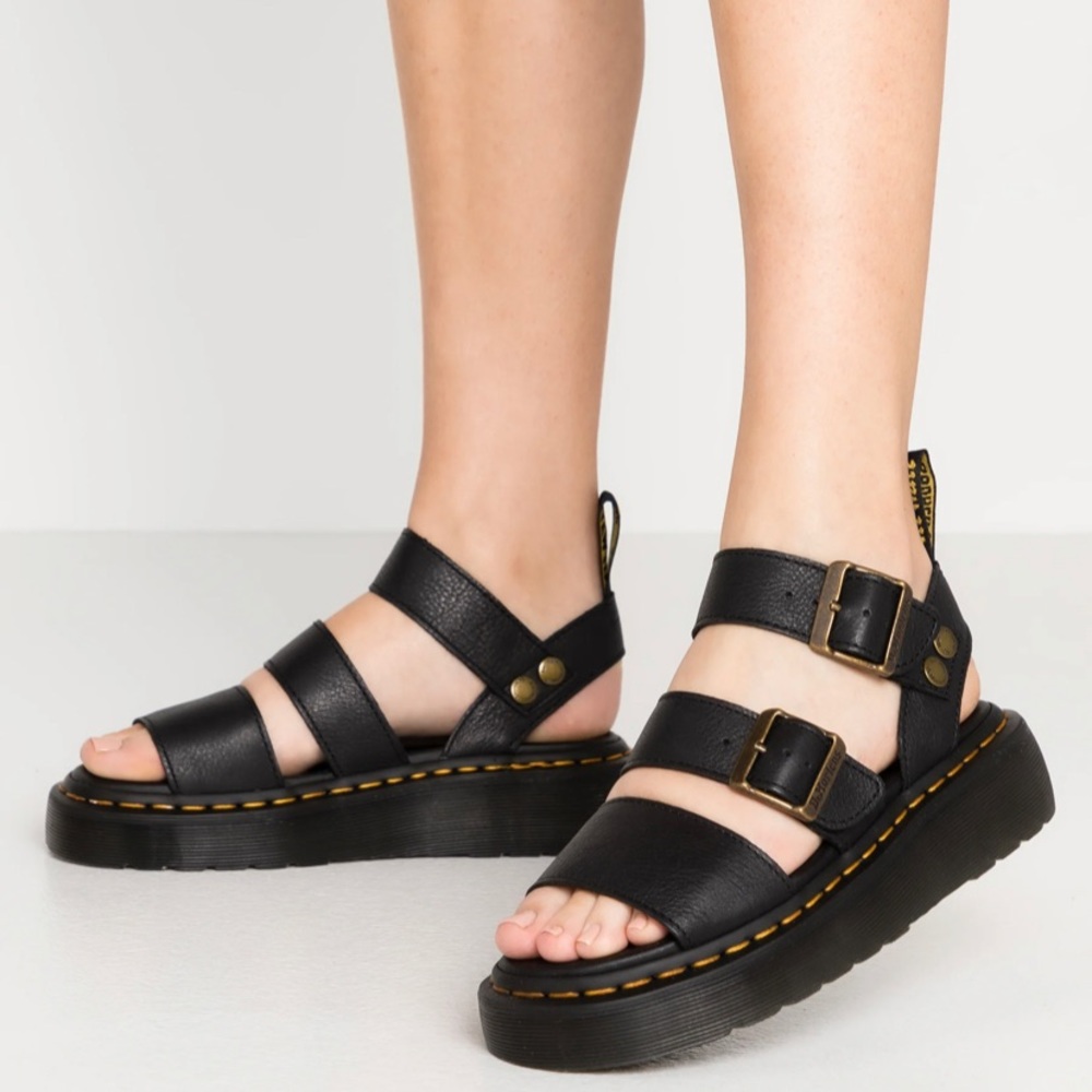 NEW DR MARTENS GRYPHON WOMEN'S PLATFORM GLADIATOR SANDALS